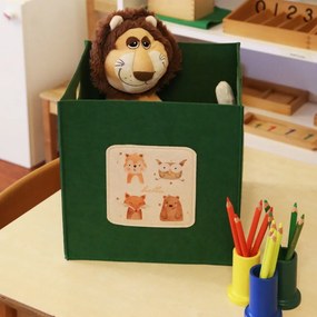 Organizatoare de jucării pentru copii 2 buc. din material textil – Mioli Decor