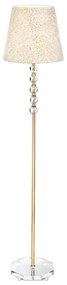 Lampadar de cristal Ideal Lux QUEEN 1xE27/60W/230V auriu