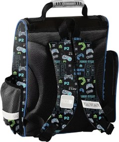 Servietă școlară pentru băieți - set din 4 piese