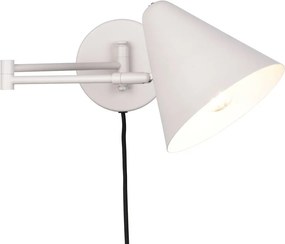 Aplică de perete fildeș cu structură flexibilă cu alimentare la priză ø 15 cm Cosima – Trio