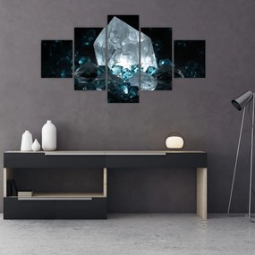 Tablou cu cristal (125x70 cm), în 40 de alte dimensiuni noi