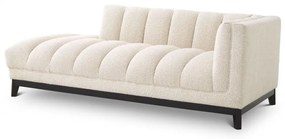 Canapea lounge design elegant LUX Ditmar Right, boucle crem 115978 HZ