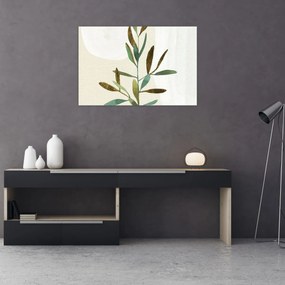 Tablou - Acuarelă ramură N⁰2 (90x60 cm)