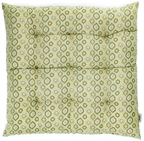 Pernă de scaun din bumbac 37x37 cm Blockprint – Rex London