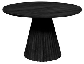 Masa design modern Orissa negru 120cm