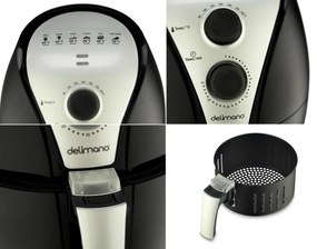 Friteuză cu aer cald, Air Fryer BLACK