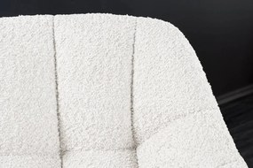 Set 2 scaune pivotante Papillon, boucle alb