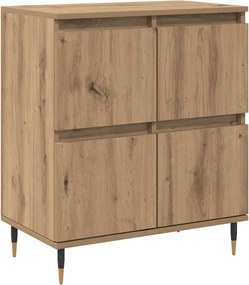 vidaXL Bufet Stejar Artizanal 60 x 35 x 70 cm