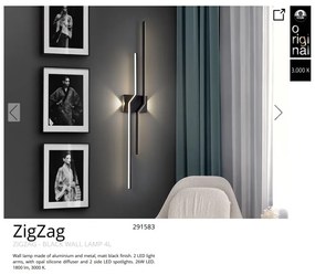 Aplica LED design liniar modern minimalist ZigZag