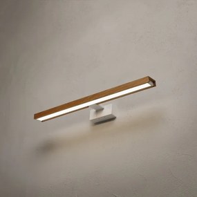 Brilagi - Iluminare LED 3 în 1 pentru oglindă de baie WOODY MIRROR LED/12W/230V IP44 alb/stejar