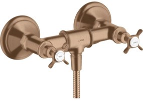 Baterie dus red gold periat, dubla comanda, Hansgrohe Axor Montreux Red gold periat