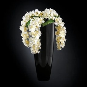 Aranjament floral design LUX, OSLO IN SHINY VASE, negru 130cm 1141245.96