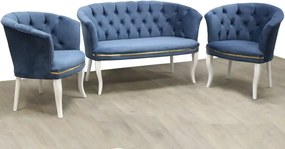 Set canapea Milano Relax Homs textil mustar gold