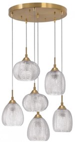 Lustra cu 6 pendule design modern VARIO
