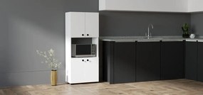 Dulap din pal, Beny Homs, alb, 160 x 60 x 31.4 cm