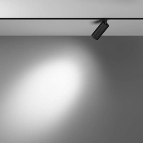 Spot LED, accesoriu pentru sina magnetica Exility, Focus LED negru 5W 3000K