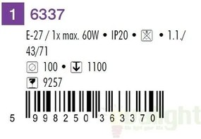 Pendul modern, diametru 10cm, Aurel 6337 RX