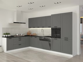 Dulap superior de bucătărie Lucid 60 GU 36 1F (dustgrey + alb). 1045548