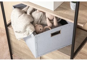 Cutii de depozitare gri-deschis 3 buc. din carton Ture – Bigso Box of Sweden