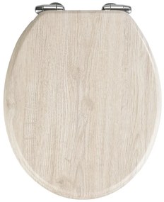 Capac WC cu închidere lentă Wenko Oak, 42,5 x 35,5 cm