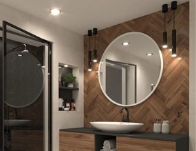 Oglindă Grace Round Mirror 100cm – Alb