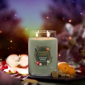 Lumânare parfumată mare Yankee Candle SignatureEnchanted Orchard, 567 g, L