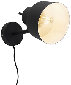 Lampă de perete inteligentă neagră cu WiFi A60 - Chappie