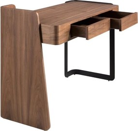Birou modern din lemn furniruit Walnut
