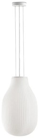 Lustră pe cablu FARO 28300 ISABELLE 1xE27/15W/230V d. 31 cm alb