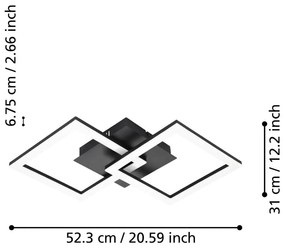 Plafonieră smart LED 21,5 W PARANDAY-Z – EGLO