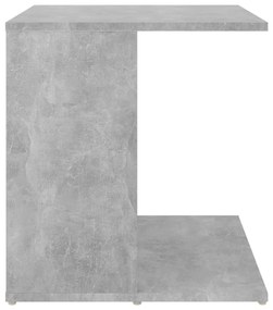 Masa laterala, gri beton, 45x45x48 cm, PAL 1, Gri beton