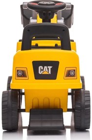 Încărcător frontal fără pedale pentru copii CAT galben/negru