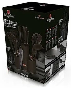 Set de ustensile de bucătărie Berlinger Haus 12 piese Black Rose Collection