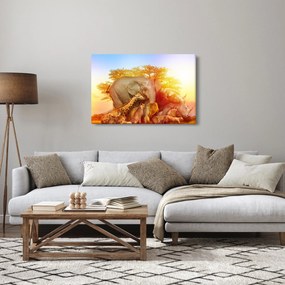 Tablou - Animale africane (90x60 cm)
