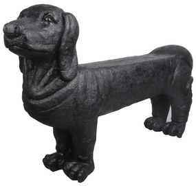 Bancă de grădină neagră Dachshund – Esschert Design