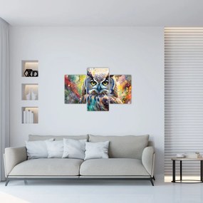 Tablou - Pictură de o bufniță (90x60 cm)