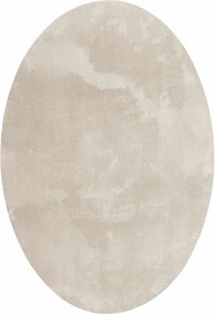 vidaXL Covoare de zonă Oval HUARTE Bej 160 x 230 cm 100% Polyester