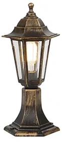 Lampă de exterior aur antic 42 cm IP44 - New Haven