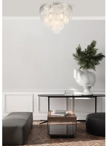 Lustră aplicată Zuma Line 18366 PARDO 8xE14/40W/230V argintiu