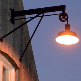 Aplica iluminat exterior din fier forjat design industrial WL 3592