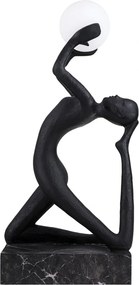 Figurina design decorativ cu iluminat ARTEMIS BLACK
