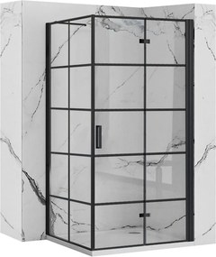 Cabina de dus Rea Molier Black 90x90