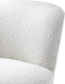 Fotoliu pivotant design LUX Doria, alb 113458 HZ