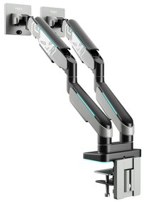 Suport dublu pentru monitoare de 49 de inchi, gri-negru RGB X-Arm Dual