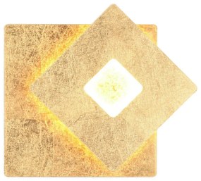 Aplică de perete aurie LED Leano – Trio