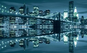 Fototapet - New York și podul Brooklyn (254x184 cm), în 8 de alte dimensiuni noi