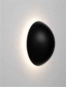 Aplica de perete LED design modern ambiental Iona negru