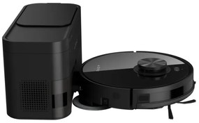 Aspirator robotic AENO ARC0005S, 4000Pa, 3000 mAh, 120 m2, Mapare, Wi-Fi, Comenzi vocale, Autonomie până la 120 min, Negru