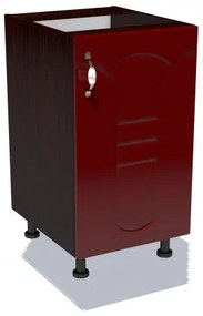 Corp inferior 45 cu 1 usa Zebra MDF tulip rosu