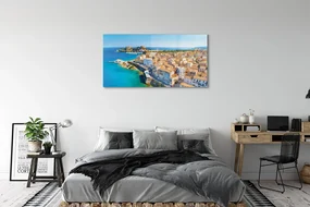 Tablouri acrilice Marea Grecia coasta de oraș